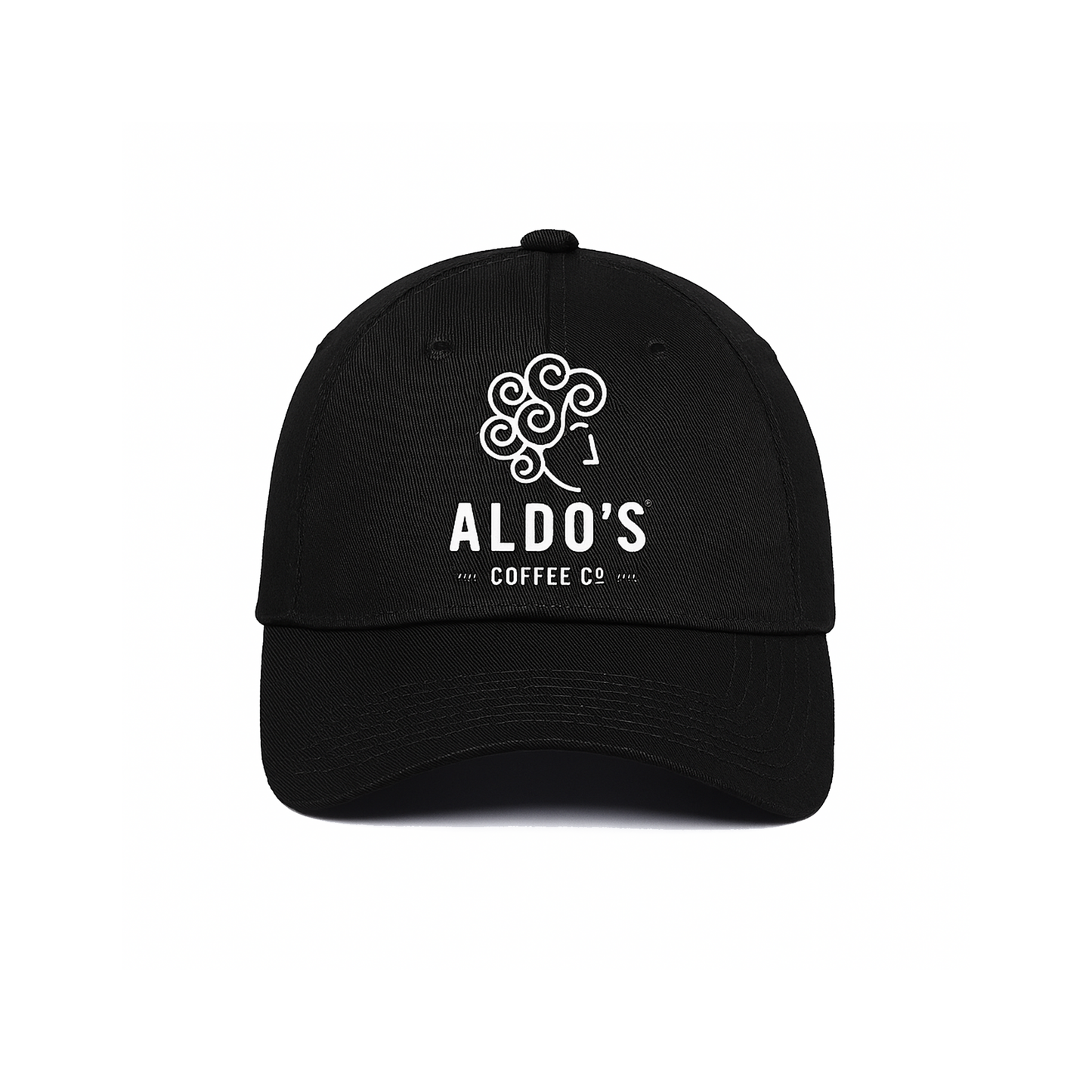 Black Embroidered Hat