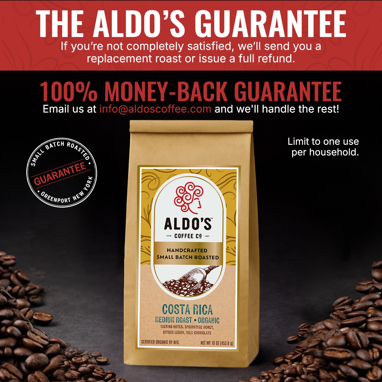 Costa Rica Single Origin (Medium Roast)