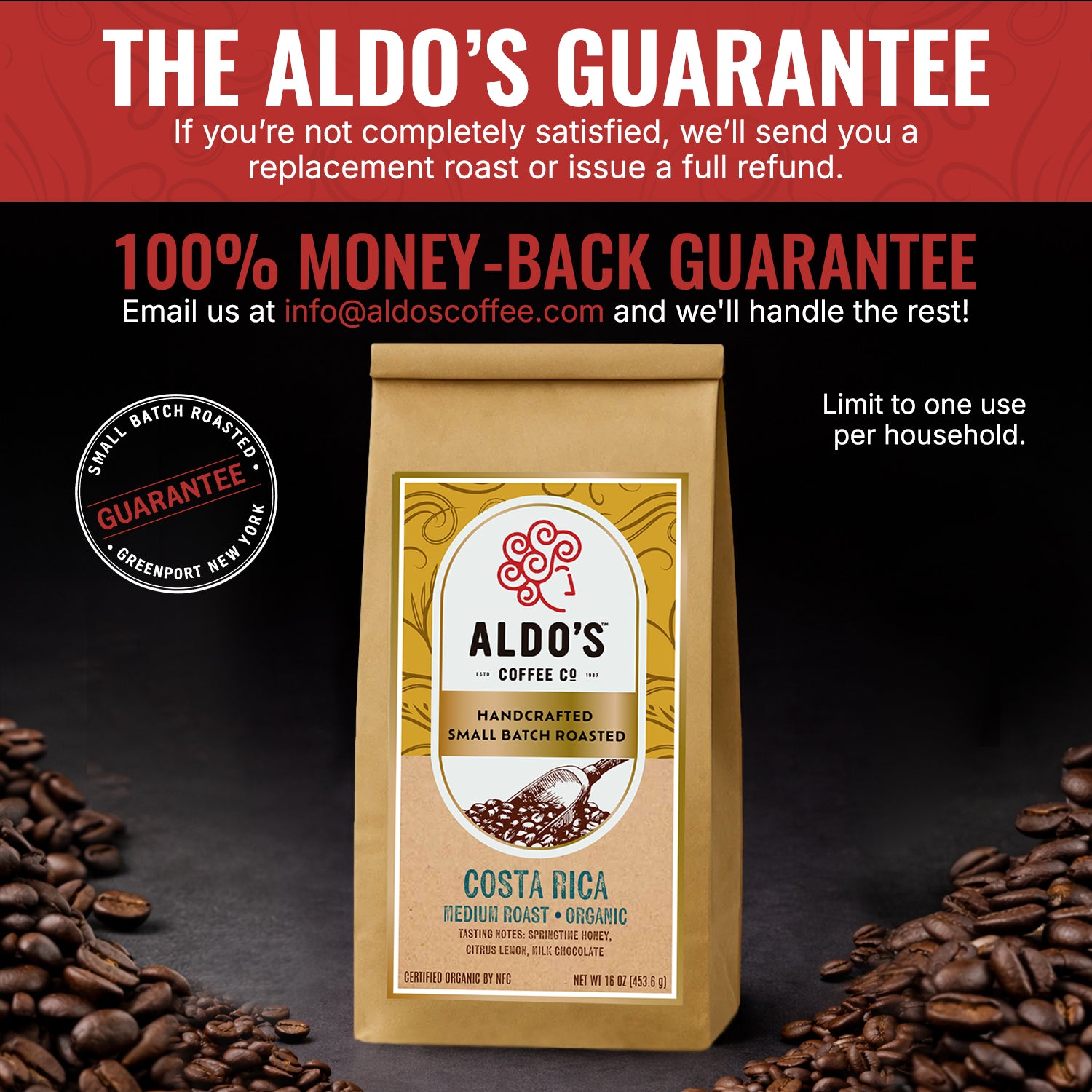 Costa Rica Single Origin (Medium Roast)