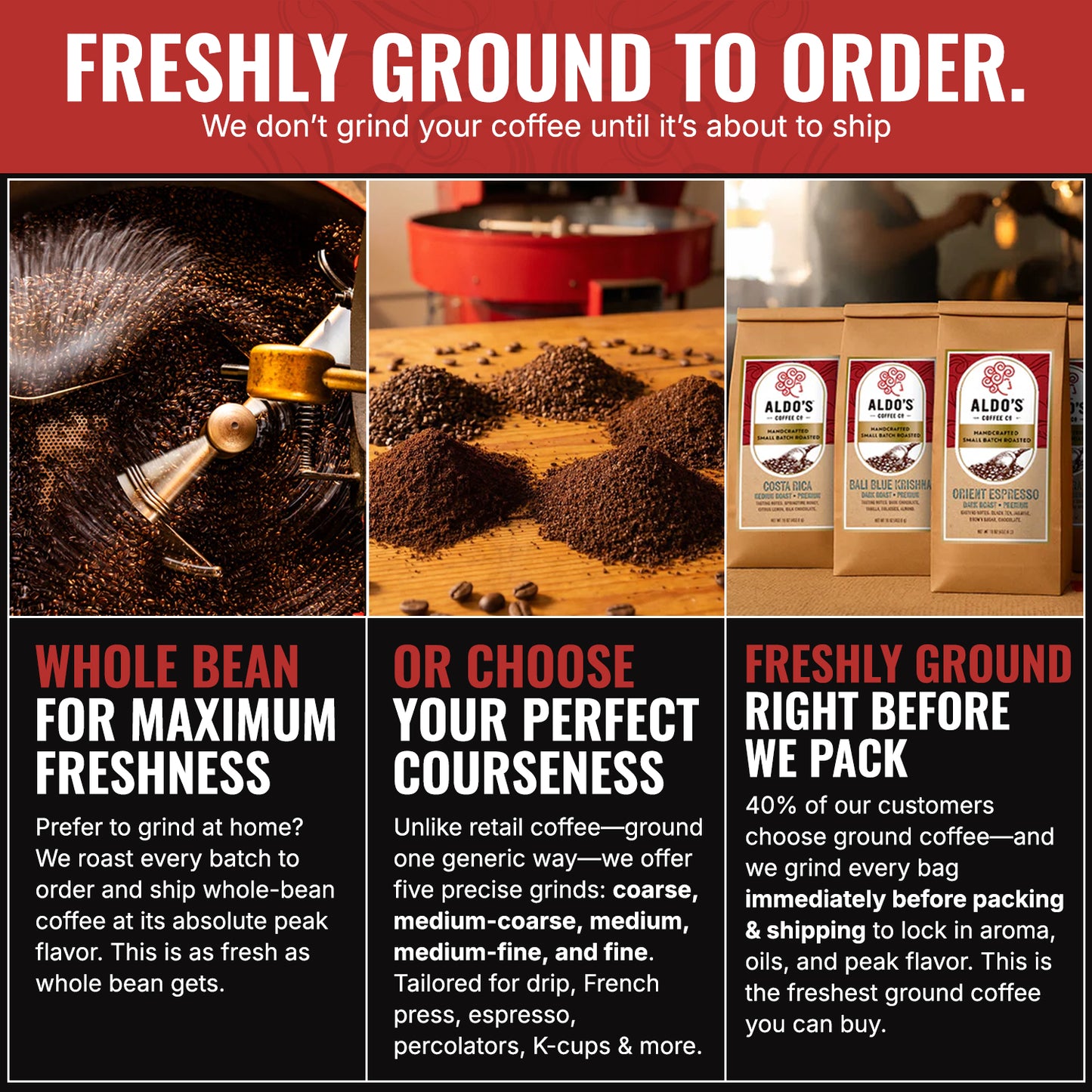 Half Decaf — USDA Organic Dark Roast Coffee Blend