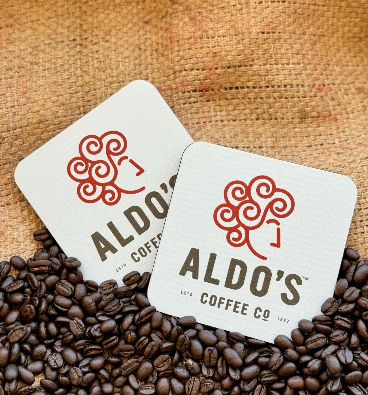 Coffee Coasters - 2 Pack