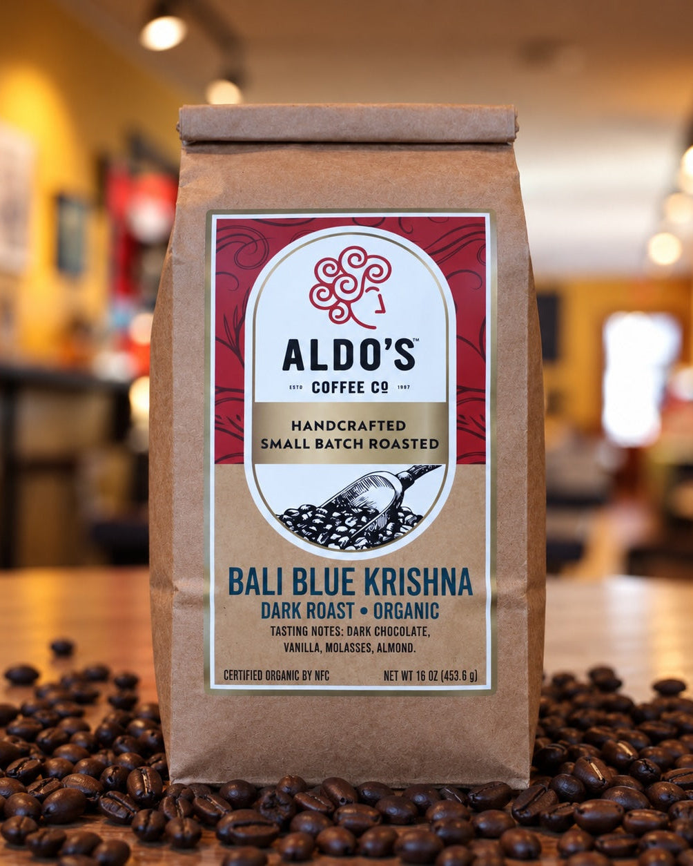Bali Blue Krishna — USDA Organic Dark Roast Single-Origin Coffee