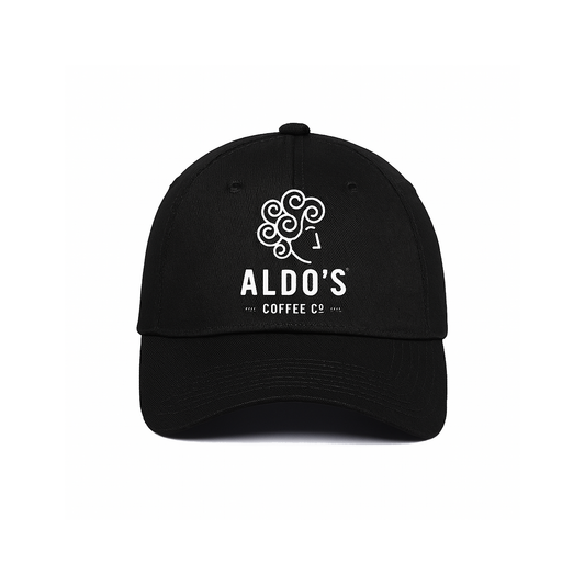 Black Embroidered Hat