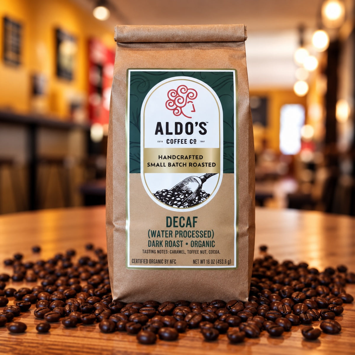 Decaf — USDA Organic Dark Roast Coffee Beans