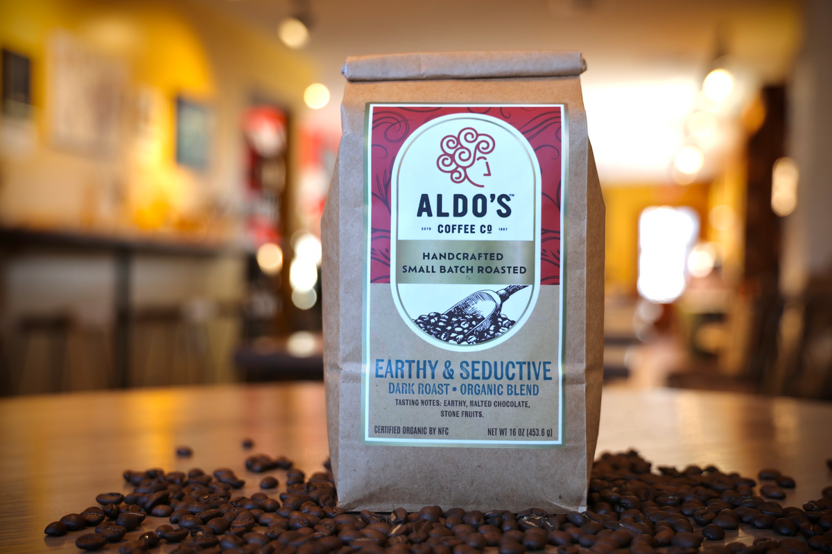 Earthy & Seductive — USDA Organic Dark Roast Coffee Blend