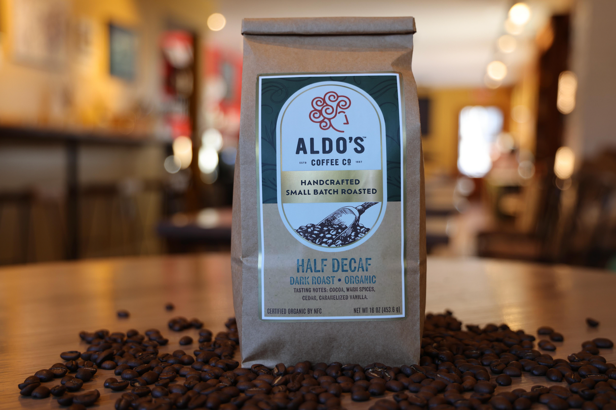 Half Decaf — USDA Organic Dark Roast Coffee Blend
