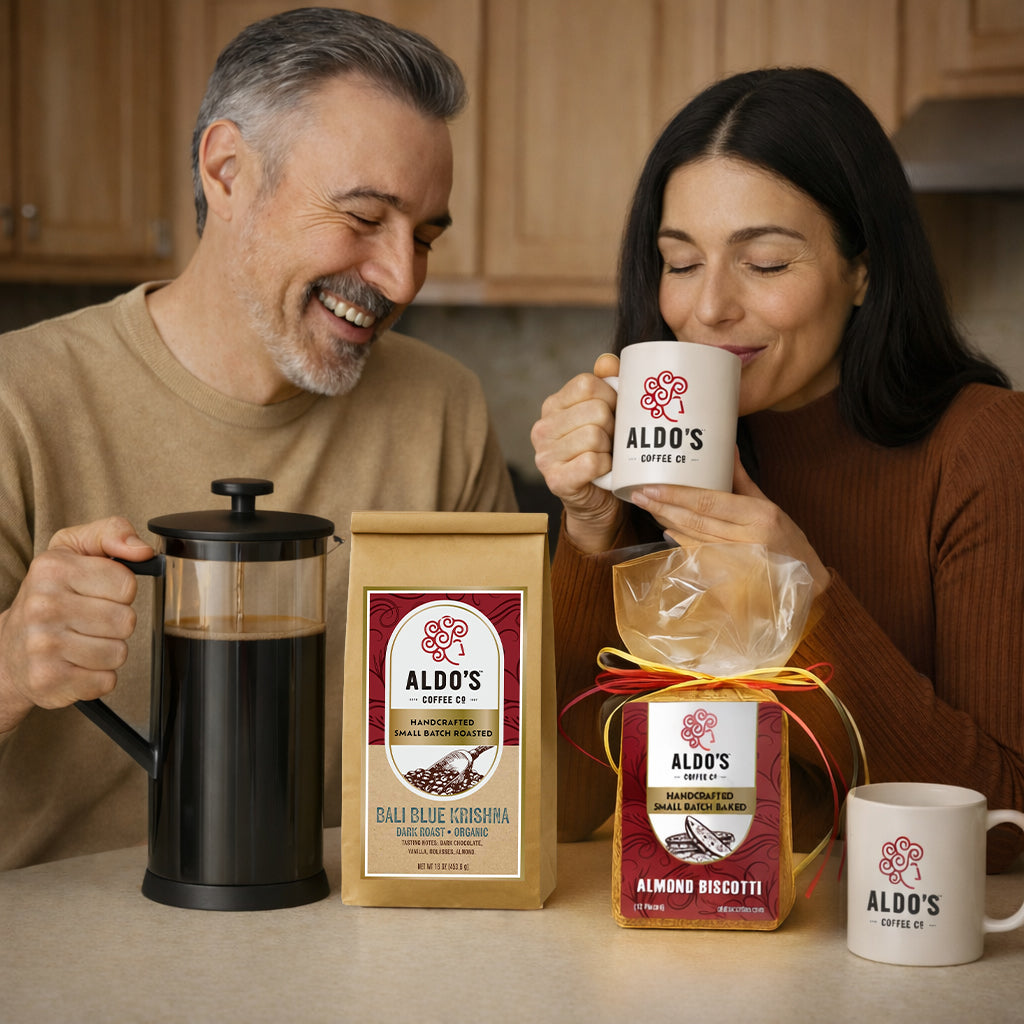 Bali Blue Moon Coffee | Organic Dark Roast Single Origin – Aldo's