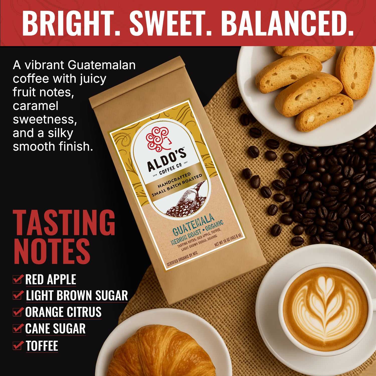 Guatemala Estate SHB – Organic Medium Roast Single Origin – Aldo's