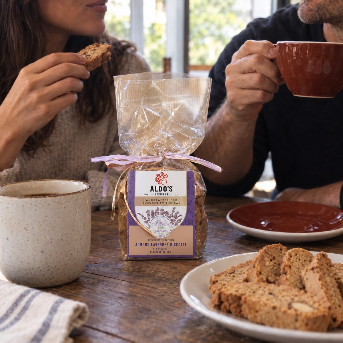 Almond Lavender Biscotti