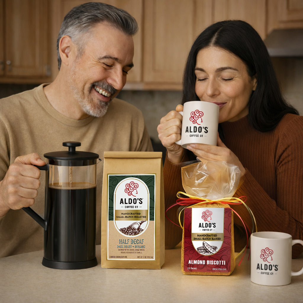 Half Decaf — USDA Organic Dark Roast Coffee Blend
