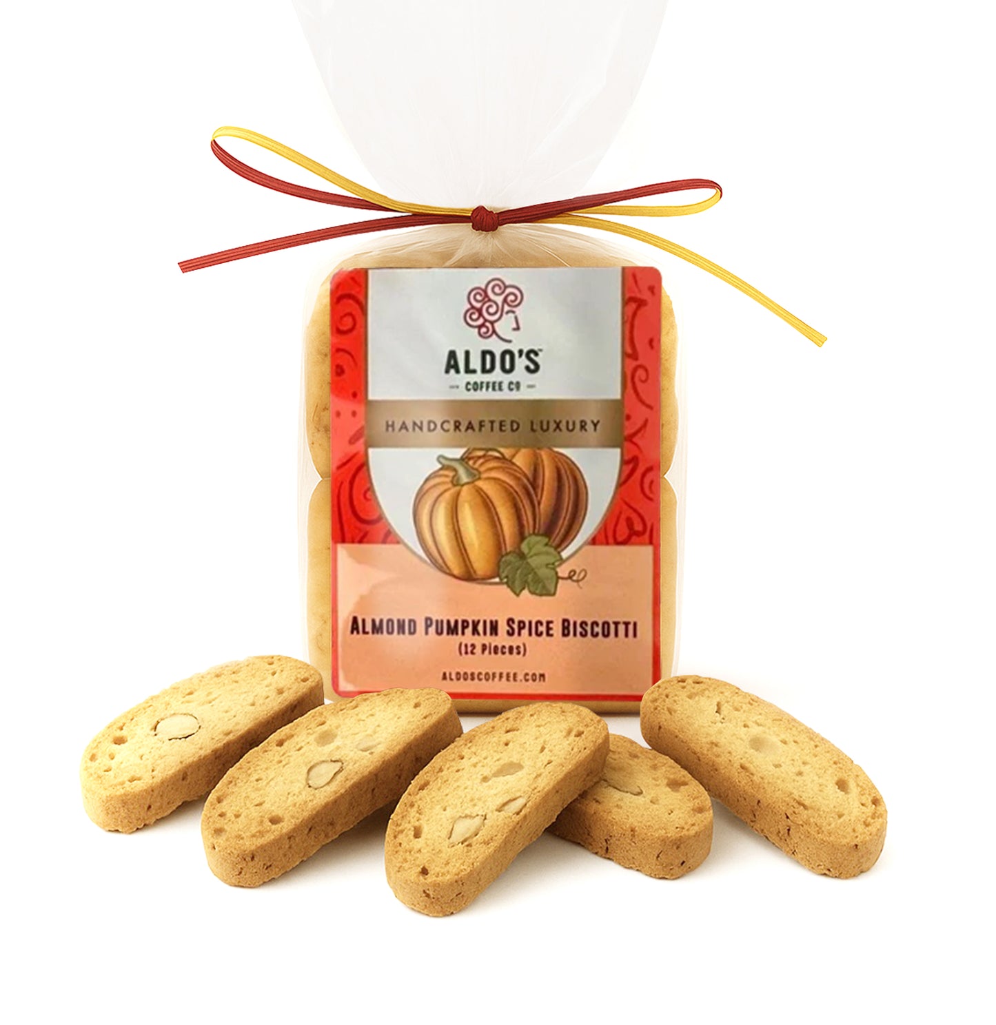 Pumpkin Spice Almond Biscotti