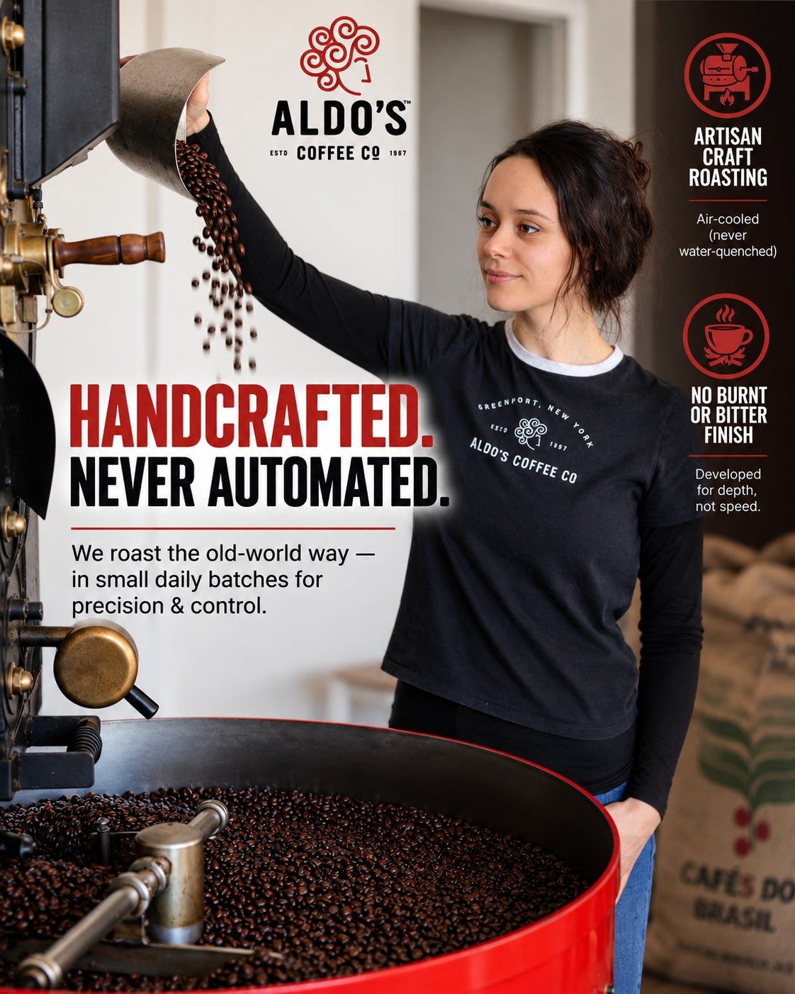 Ethiopia — USDA Organic Dark Roast Single-Origin Coffee