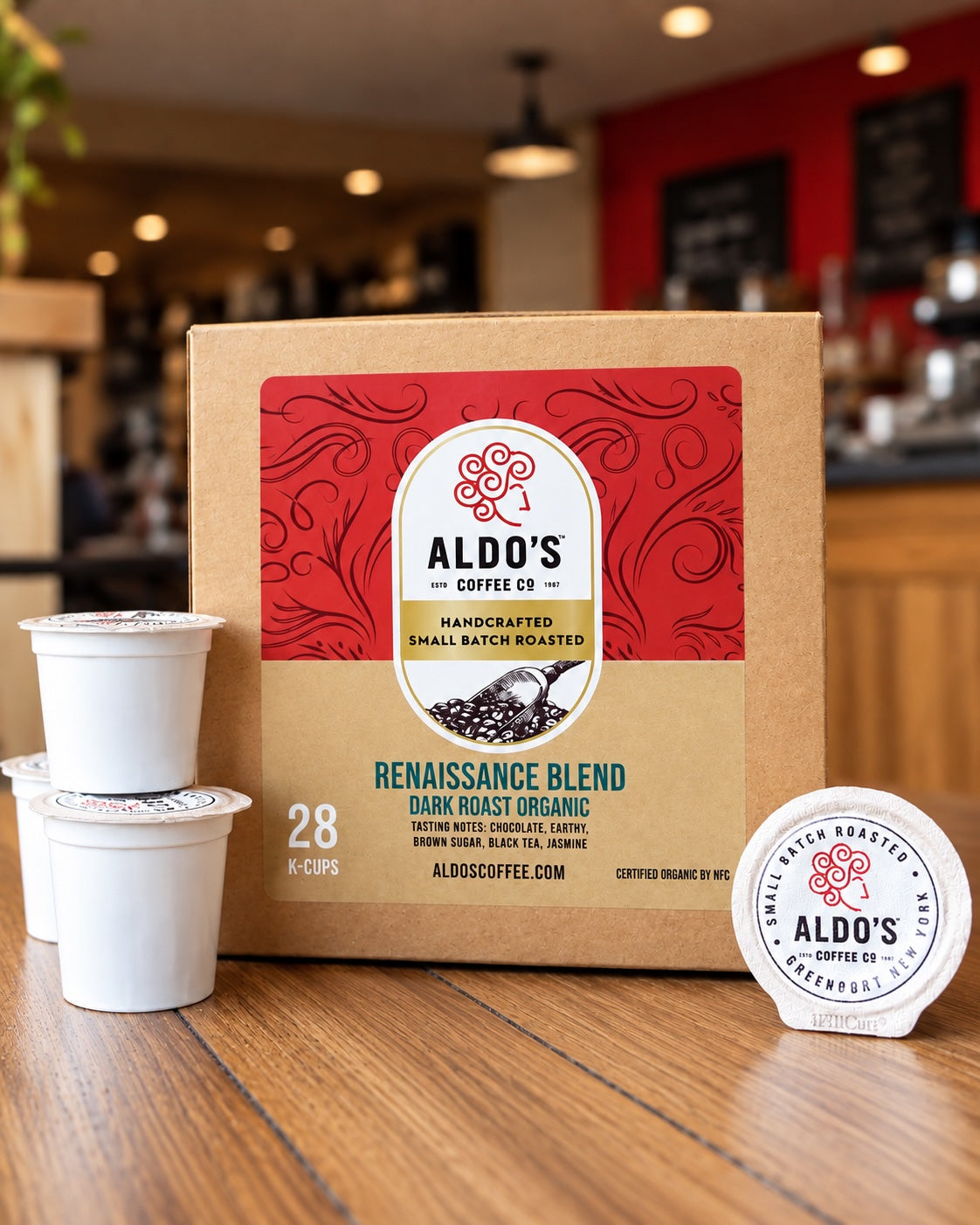 Renaissance Blend — USDA Organic Dark Roast K-Cups