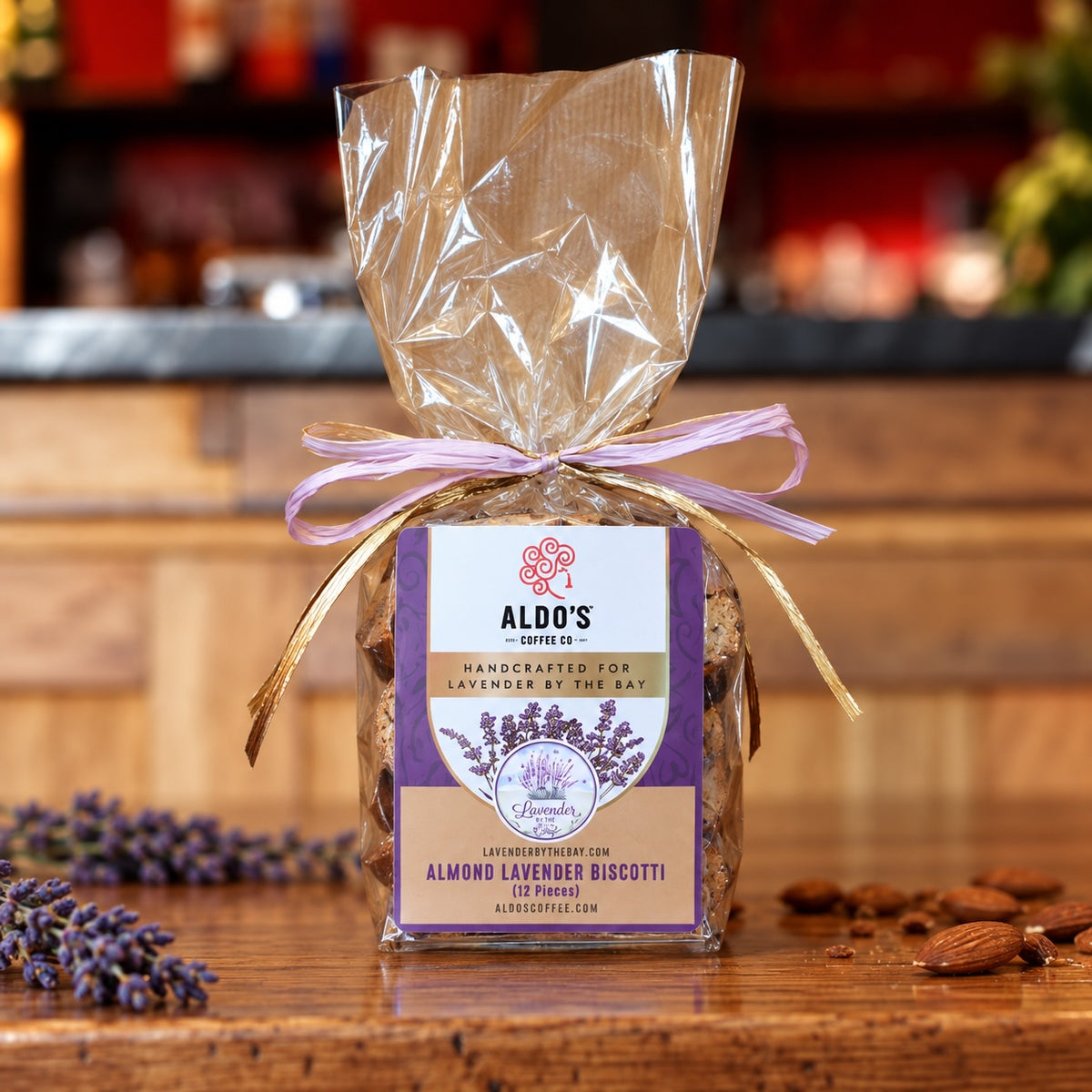 Almond Lavender Biscotti