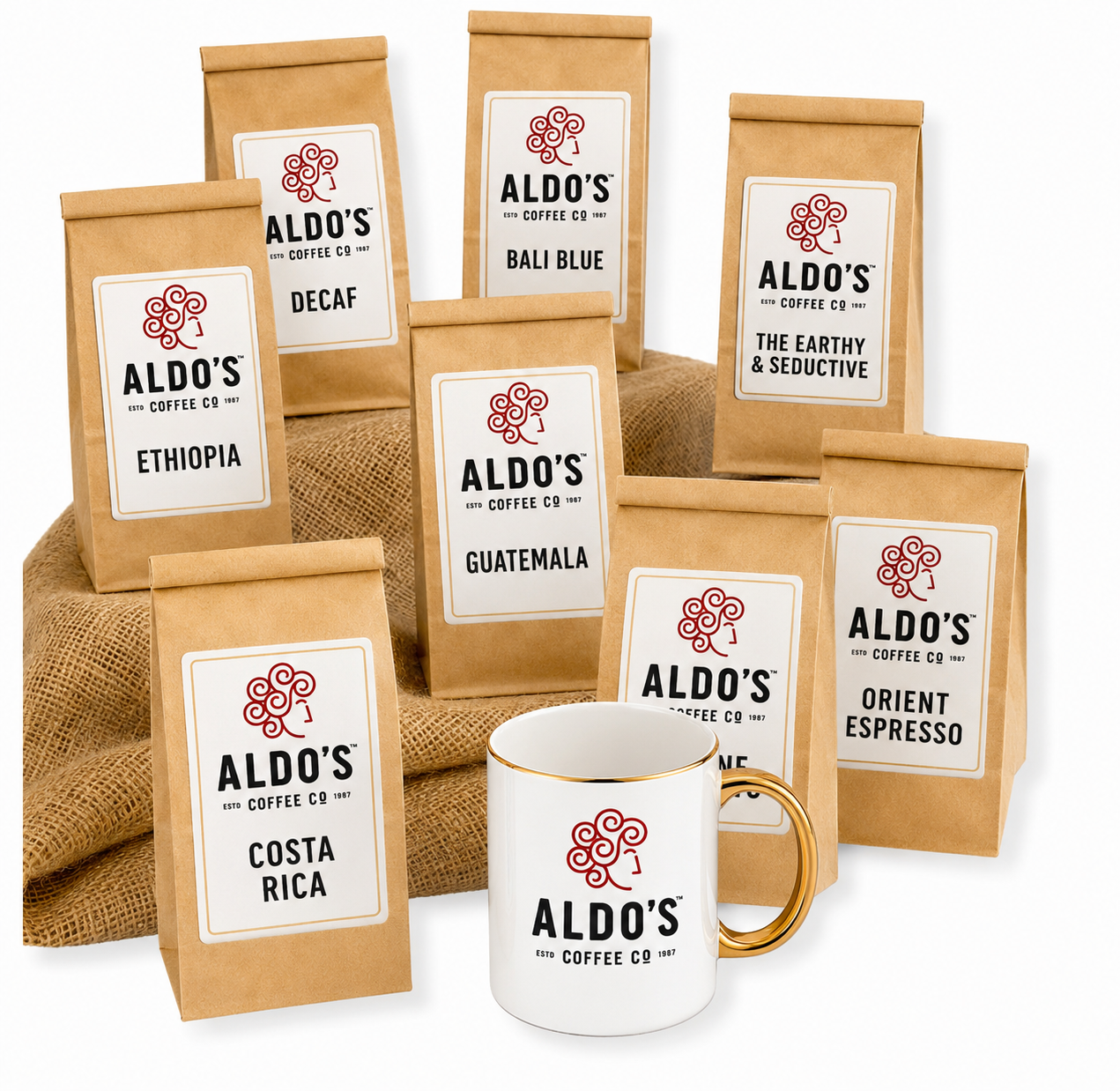8-Coffee Discovery Sampler + Mug