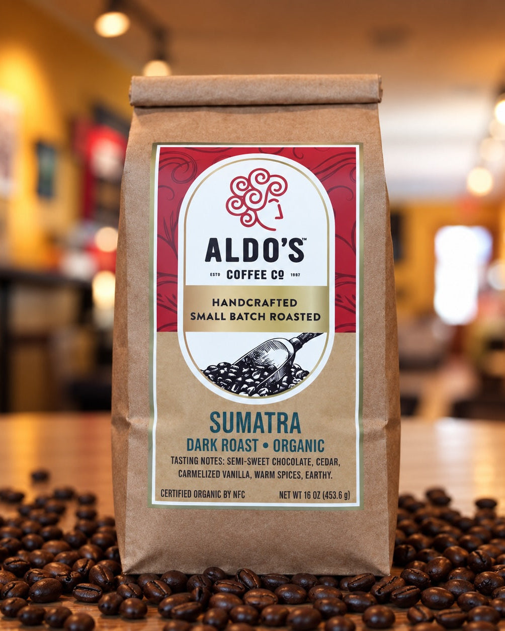 Sumatra — USDA Organic Dark Roast Single-Origin Coffee